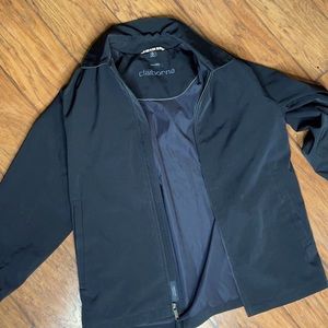 Black Liz Claiborne foam tech jacket